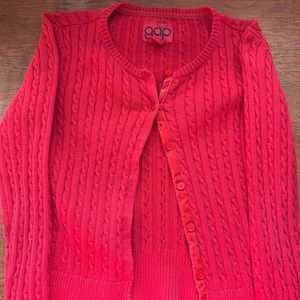 Gap kids red sweater size M (8)